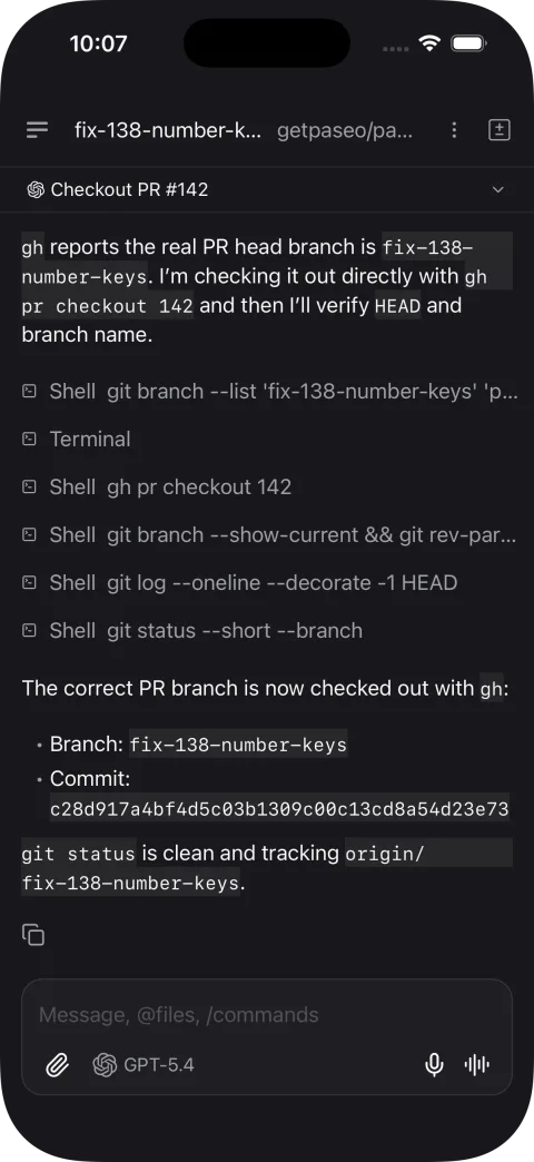 Grokex agent chat